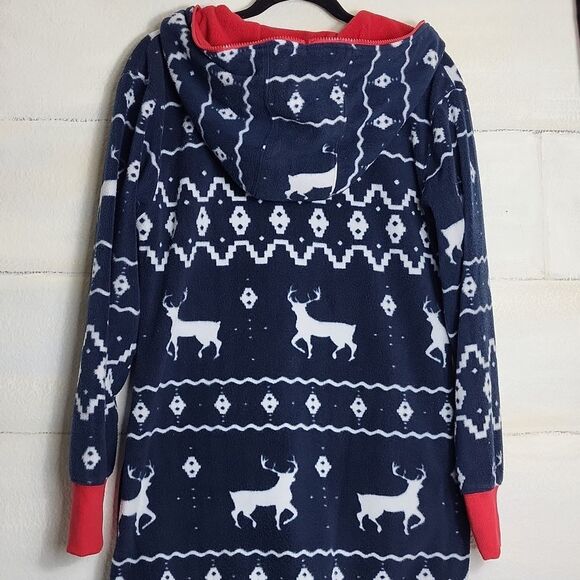 MEN'S BLUE REINDEER JUMPSUIT. Size L - Picture 9 of 15